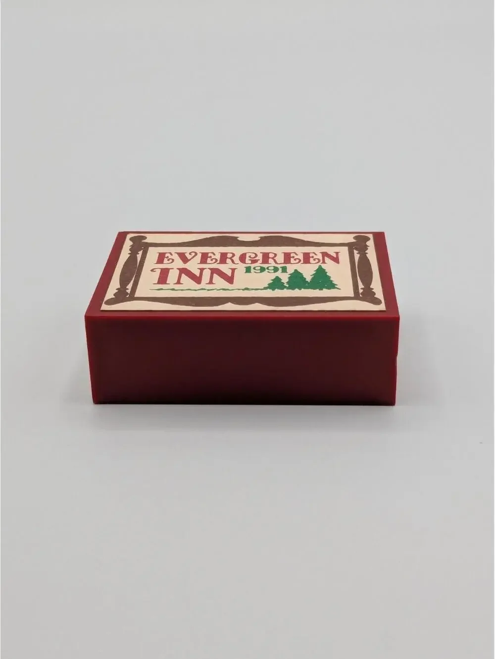 Hallmark Keepsake Evergreen Inn 1991 Matchbox Memories, Vintage Ornament